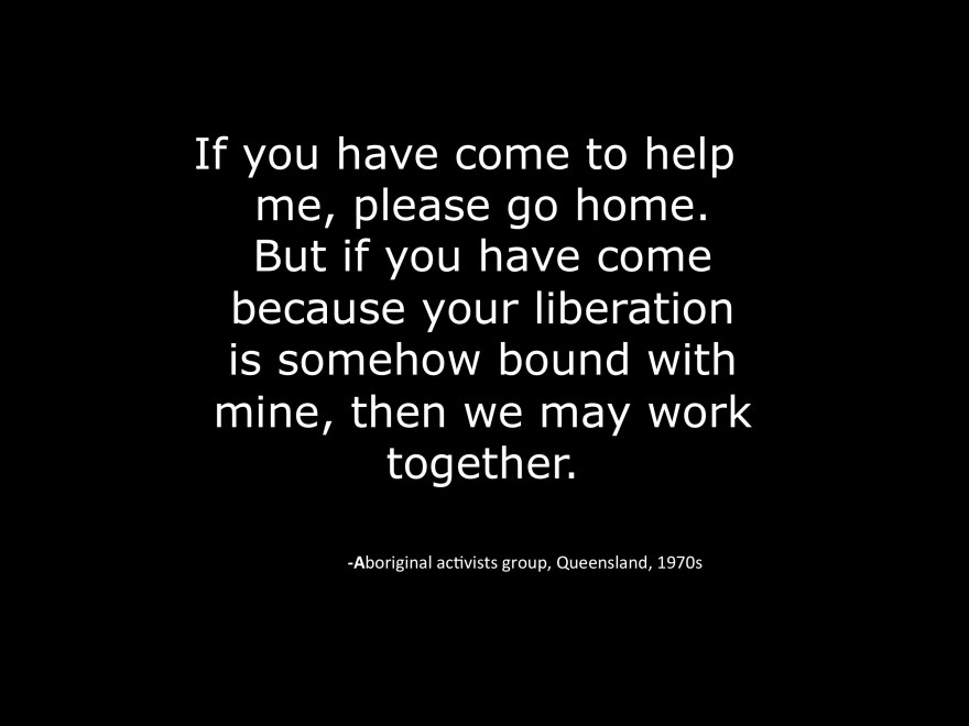 Liberation - aboriginal